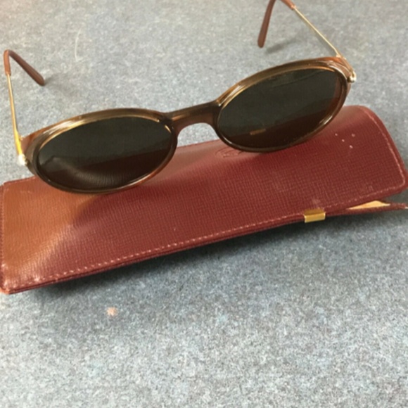 Authentic Cartier 53 18 135 Double C Decor Logo Tips SP Sunglasses Oval Vintage main image 9